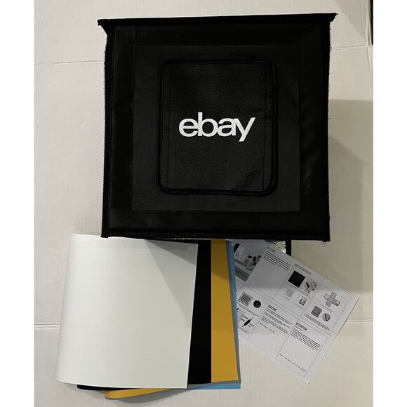 eBay Seller 12"x12" LED Light Box Tent Portable Photography eBay Logo Reseller - Picture 5 of 5